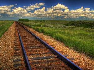 Southern Alberta Railroad Tracks