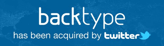 Backtype has been acquired by Twitter