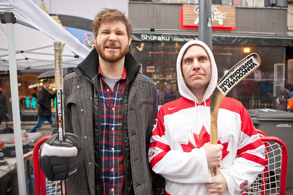 Dan Managan and Bob Kronbauer - Hockey Day In Canada Photo by KrisKrug